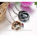 Elegant jewelry factory price stainless steel necklace matching couple necklaces